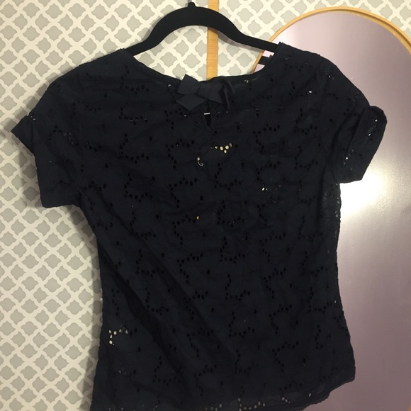 NWT Hollister Navy Top - Picture 4 of 4